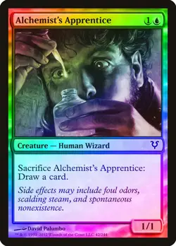 Alchemist's Apprentice FOIL Avacyn Restored NM Blue Common MAGIC CARD ABUGames - Image 1