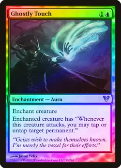 Ghostly Touch FOIL Avacyn Restored NM Blue Uncommon MAGIC MTG CARD ABUGames - Image 1