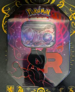 Pokemon Destined Rivals Team Rocket Tin, Mewtwo, brand new and sealed. - Image 1