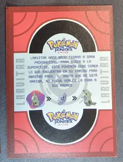 LARVITAR - POKEMON TCG POKEDEX EDITION FOIL CARD - Image 2