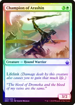 Champion of Arashin FOIL Battlebond NM White Common MAGIC MTG CARD ABUGames - Image 1