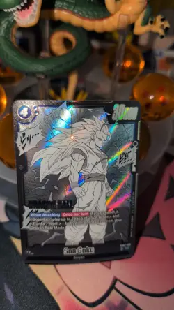 Bandai Dragon Ball Fusion World Manga Booster 02 SR Card - Son Goku (SB02-023) - Image 1