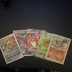 Pokemon TCG Charizard Foil Card Lot 5 Cards English Nintendo - Image 1