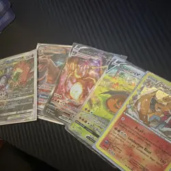 Pokemon TCG Charizard Foil Card Lot 5 Cards English Nintendo - Image 2