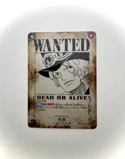 One Piece CCG Sabo Japanese Wanted OP13-120 Character Card 7000 Power - Image 1