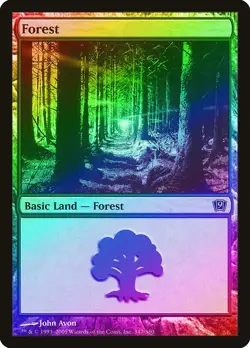 Forest (347) FOIL 9th Edition PLD Basic Land MAGIC GATHERING CARD ABUGames - Image 1