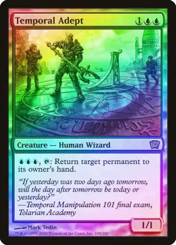 Temporal Adept FOIL 9th Edition PLD Blue Rare MAGIC GATHERING CARD ABUGames - Image 1