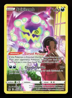 Spiritomb TG09/TG30 Lost Origin Trainer Gallery Pokemon Card - Image 1