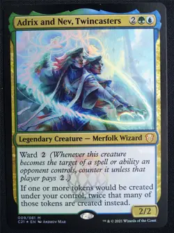 Adrix and Nev Twincasters Foil - C21 - Mtg Card #5MK - Image 1
