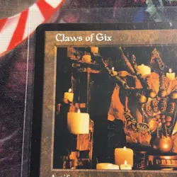 Mtg Claws of Gix MP Time Spiral Magic the Gathering Artifact Card Saga - Image 2