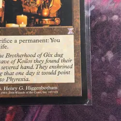 Mtg Claws of Gix MP Time Spiral Magic the Gathering Artifact Card Saga - Image 4