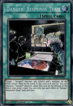 Danger! Response Team - Prismatic Secret Rare 1st Ed. MP19-EN221 - LP - YuGiOh - Image 1