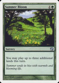 Summer Bloom 9th Edition NM Green Uncommon MAGIC THE GATHERING CARD ABUGames - Image 1