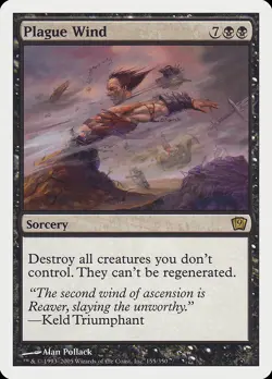 Plague Wind 9th Edition NM Black Rare MAGIC THE GATHERING MTG CARD ABUGames - Image 1