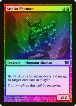 Anaba Shaman FOIL 9th Edition NM Red Common MAGIC THE GATHERING CARD ABUGames - Image 1