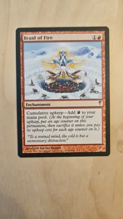 MTG Braid of Fire (Coldsnap) LP - Image 1