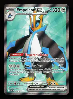 Empoleon ex 114/094 Ultra Rare Phantasmal Flames Pokemon Card - Image 1