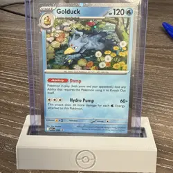Pokemon TCG Golduck 008 Mega Evolution Promo Mint Condition Pack Fresh Holo - Image 1