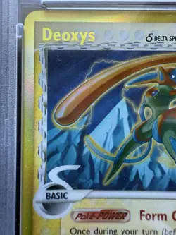Pokemon Deoxys EX Holon Phantoms Reverse Holo Rare 6/110 Stamped PSA 9 - Image 3