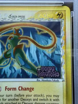 Pokemon Deoxys EX Holon Phantoms Reverse Holo Rare 6/110 Stamped PSA 9 - Image 4