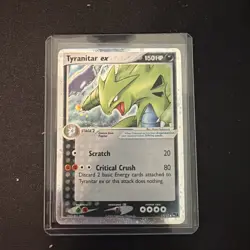 Pokemon Tyranitar EX 17/17 Holo Ultra Rare Pop Series Near Mint Condition - Image 1