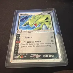 Pokemon Tyranitar EX 17/17 Holo Ultra Rare Pop Series Near Mint Condition - Image 3