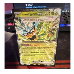 The Pokemon Company Teal Mask Ogerpon EX Holo Sv06 Double Rare 025/167 EN - Image 1