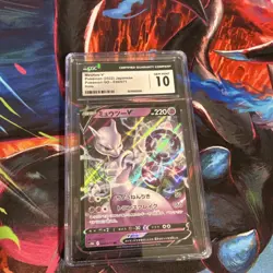 CGC 10 Mewtwo V S10b Pokemon GO Japanese 2022 Holo Double Rare 030/071 - Image 1