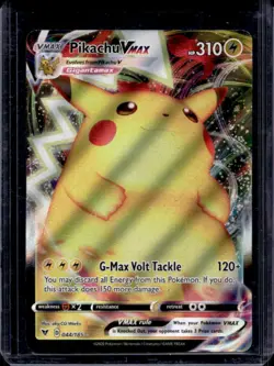 2020 Pokemon SWSH Vivid Voltage Pikachu VM #044/185 - Image 1