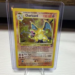 Pokemon Charizard 4/102 Base Set Holo Rare 120 HP English Card 1999 - Image 1