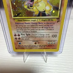 Pokemon Charizard 4/102 Base Set Holo Rare 120 HP English Card 1999 - Image 3