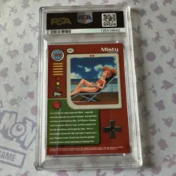 1999 Topps Pokemon Series 1 Character Cards #TV3 Misty PSA 8 - Image 2
