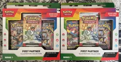 2 x Pokemon TCG First Partner Illustration Collection Series 1 - Lot Of 2 - Image 1