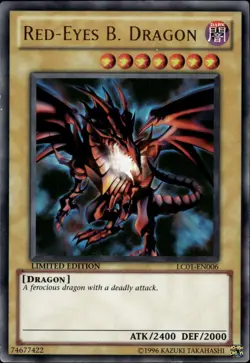 Red-Eyes B. Dragon - Ultra Rare Limited Edition LC01-EN006 - LP - YuGiOh - Image 1