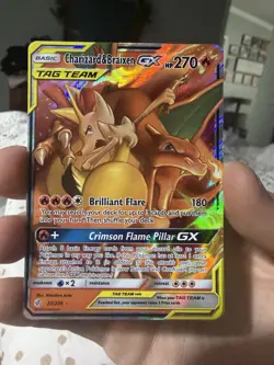 Pokemon TCG Charizard & Braixen GX #22/236 Cosmic Eclipse - Image 2