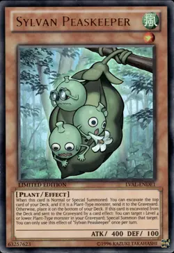 Sylvan Peaskeeper - Ultra Rare Limited Edition LVAL-ENDE1 - LP - YuGiOh - Image 1