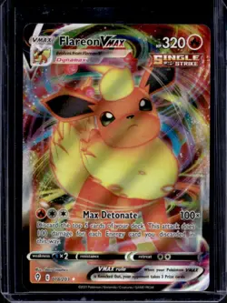 2021 Pokemon SWSH Evolving Skies Flareon VM #018/203 - Image 1