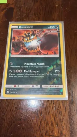 Pokemon Guzzlord - 136/236 - Cosmic Eclipse - Reverse Holo - Rare - NM - Image 2