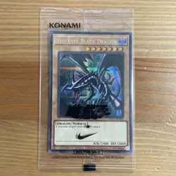 Yugioh Red-Eyes Black Dragon Nike Worlds Promo NKC1-EN002 Collaboration 2025 - Image 1