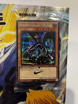 Yugioh Red-Eyes Black Dragon Nike Worlds Promo NKC1-EN002 Collaboration 2025 - Image 3