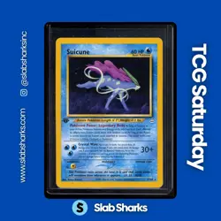 2001 POKEMON NEO REVELATION 1ST EDITION #27/64 SUICUNE - Image 1
