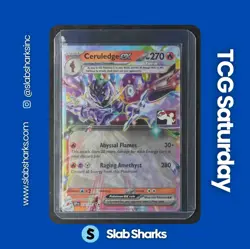 2025 POKEMON PRIZE PACK SERIES 7 SURGING SPARKS #036/191 CERULEDGE EX - Image 1