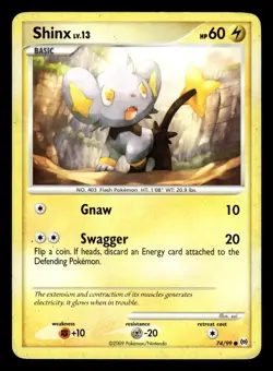 Shinx 74/99 & Luxio 43/99 Arceus Pokemon Card - Image 4