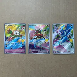 Pokemon First Partner Illustration Alola - Gen 7 Set of 3 - PACK FRESH ✅ - Image 1
