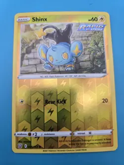 Shinx Reverse Holo - 046/163 - Battle Styles Pokemon NM - Image 1