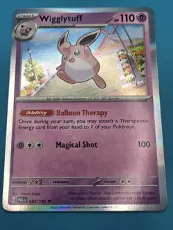 Wigglytuff - Holo - 084/193 Paldea Evolved - Pokemon TCG Rare LP - Image 1