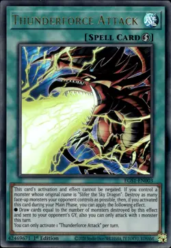 Thunderforce Attack - Ultra Rare 1st Edition EGS1-EN003 - LP - YuGiOh - Image 1