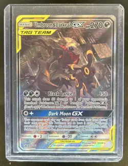 2016-19 Pokemon SM Black Star Promos Umbreon & Darkrai Tag Team #SM241 - Image 1