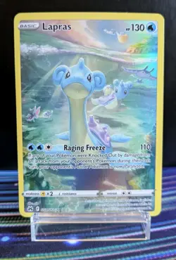 Lapras GG05/GG70 Ultra Rare Crown Zenith: Galarian Gallery Pokemon TCG ✅ NM/MINT - Image 1