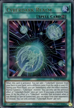 Cyberdark Realm - Ultra Rare 1st Edition SDCS-EN023 - NM - YuGiOh - Image 1